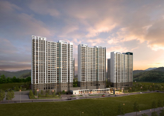 사진= 구미 푸르지오 센트럴파크. 투시도